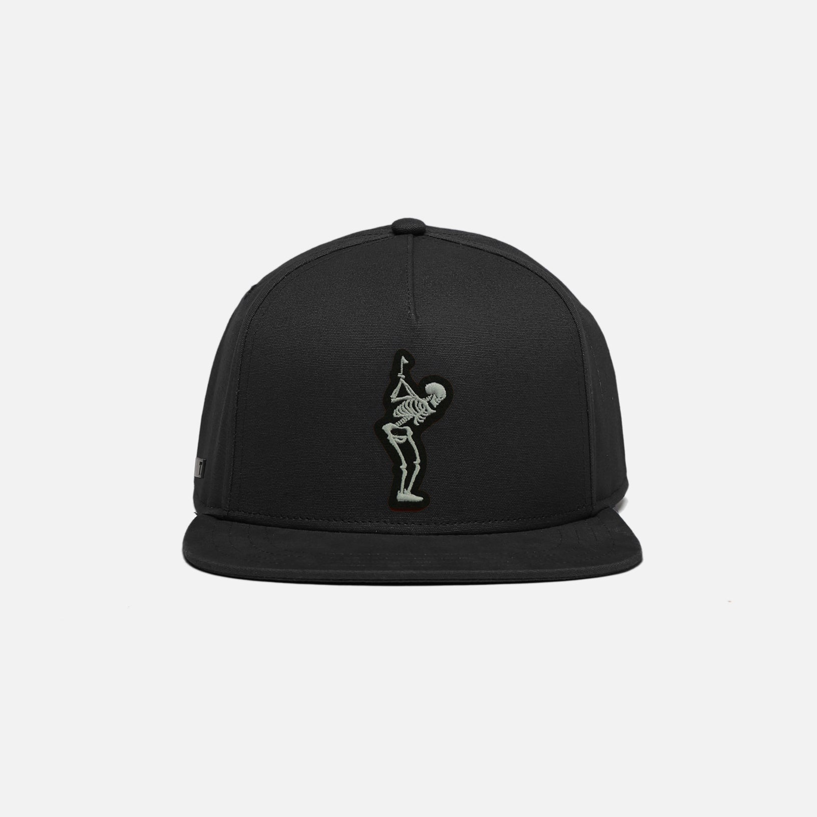 TRUE linkswear™ | Dead Golfer Canvas 5-Panel Snapback Black White