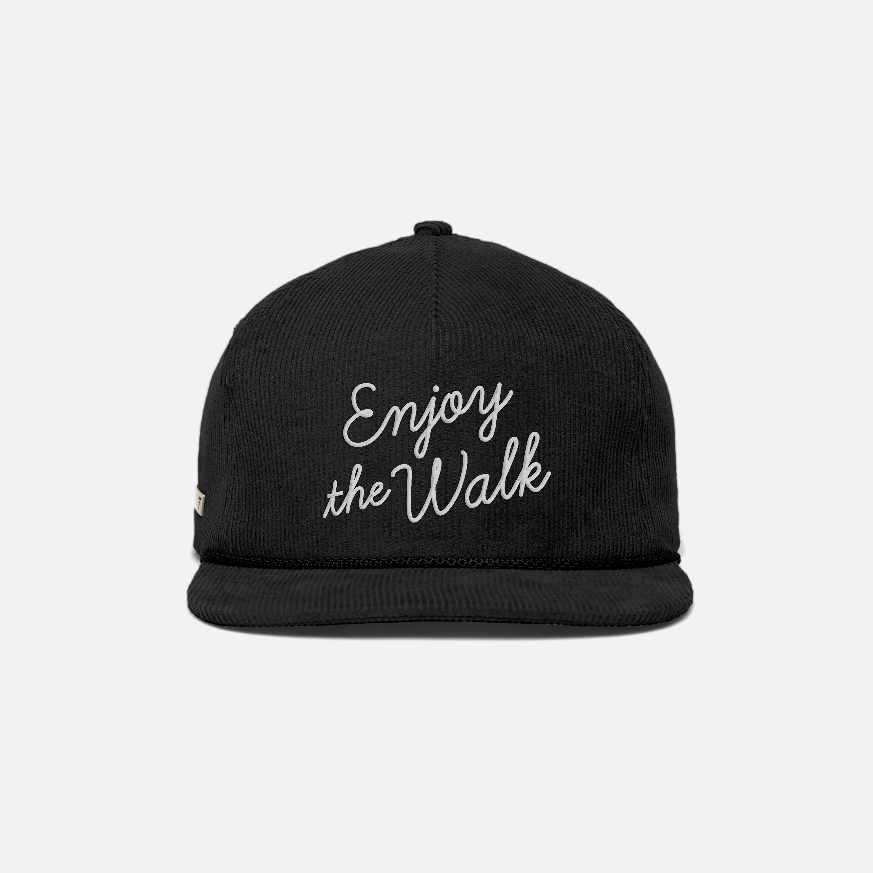 TRUE linkswear™ | Enjoy The Walk 5-Panel Corduroy Strapback