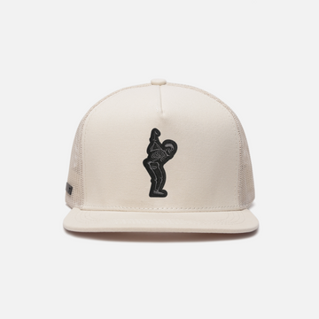 TRUE Canvas 5-Panel Trucker Snapback | Dead Golfer Charcoal