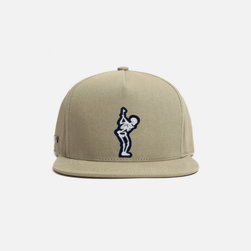 TRUE Canvas 5-Panel Snapback | Dead Golfer Black White